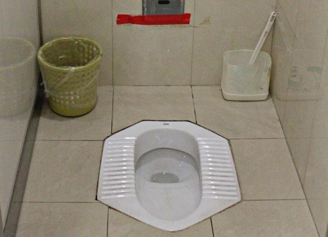 Asian squat toilet