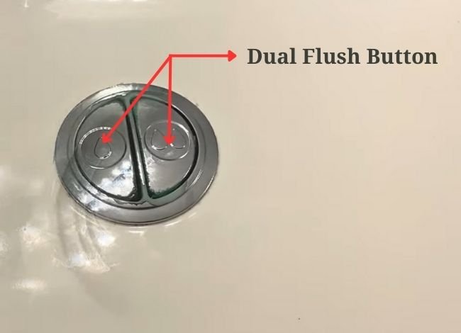 dual-flush button toilet