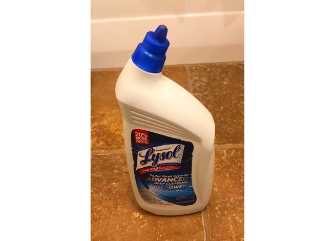 Is Lysol toilet bowl cleaner safe for septic systems