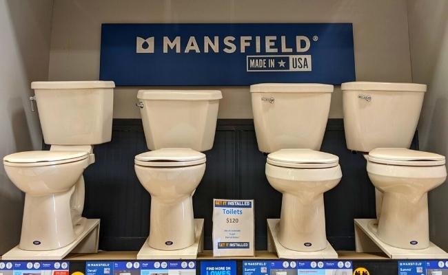 Mansfield toilets made In USA