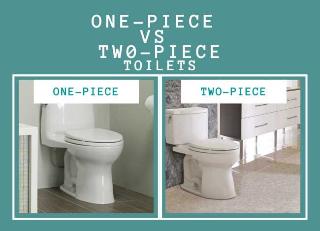 One Piece VS Two Piece Toilets