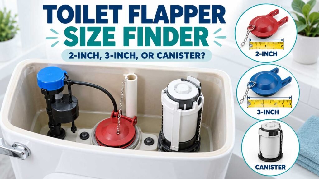 Toilet Flapper Size Finder