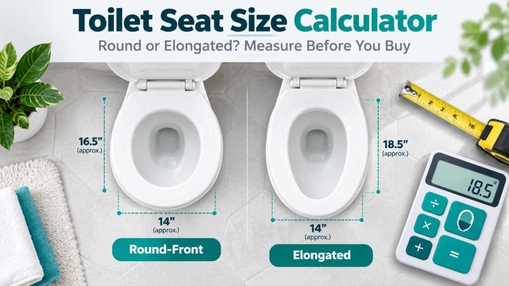 toilet seat size calculator