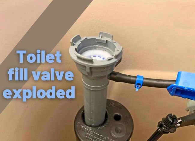 toilet fill valve explode