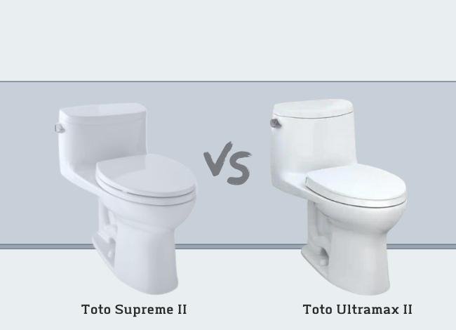 Toto Supreme II Toilets vs. Ultramax II Toilets