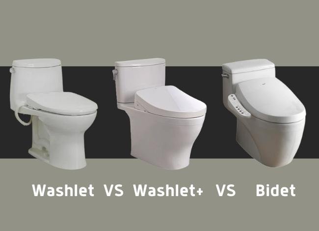 WASHLET vs. WASHLET+ vs. Bidet Toilets