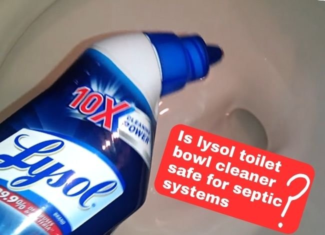 Using Lysol Toilet Bowl Cleaner